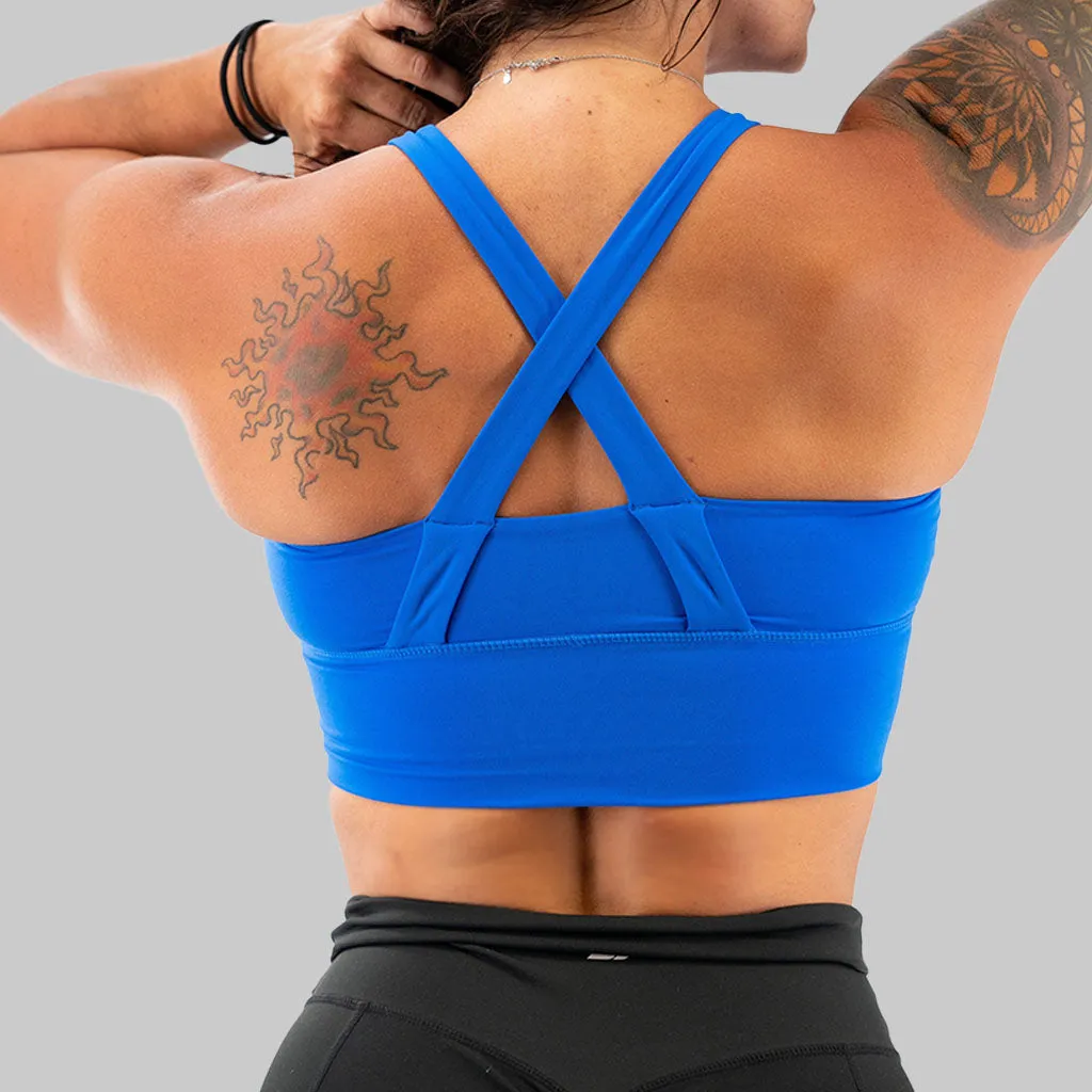 Salty Savage Ladies "Choosing Violence Today" X Back Sports Bra | Cocoa Beach Performance