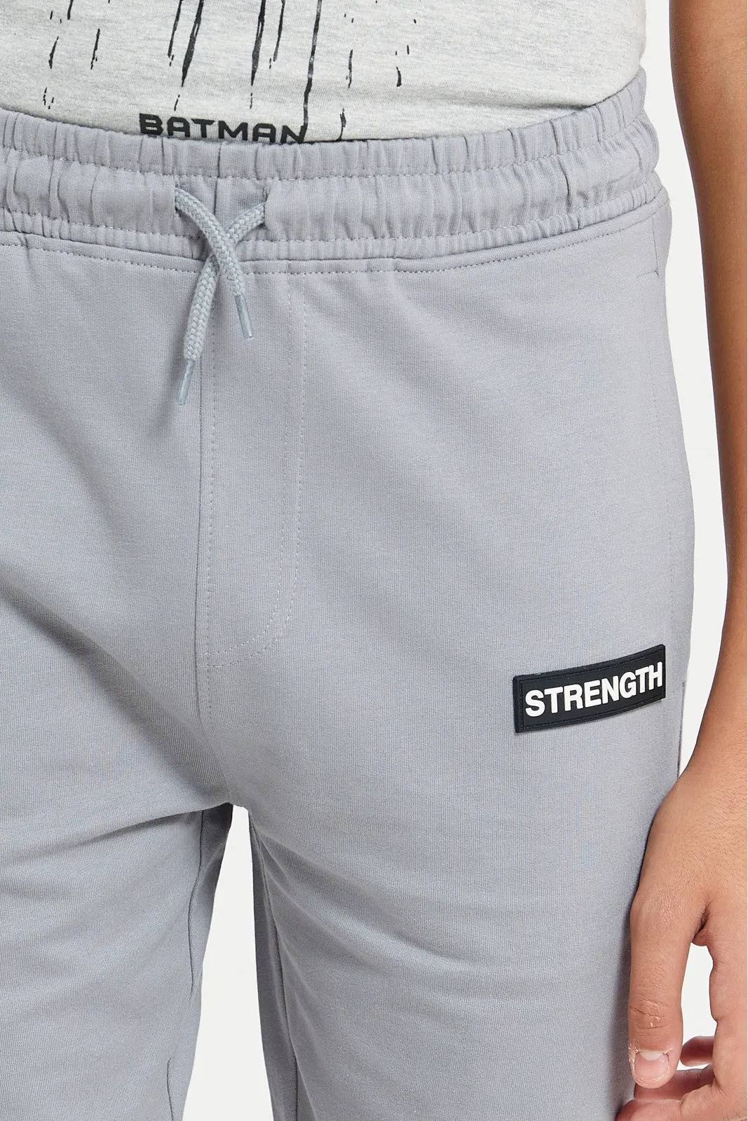 Senior Boys Grey Loungewear Active Shorts