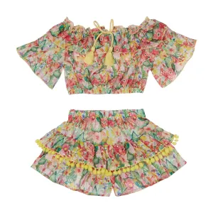 Set Top Skort Garden