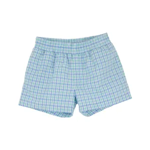 Sheffield Shorts - Sunrise Blvd Blue Plaid