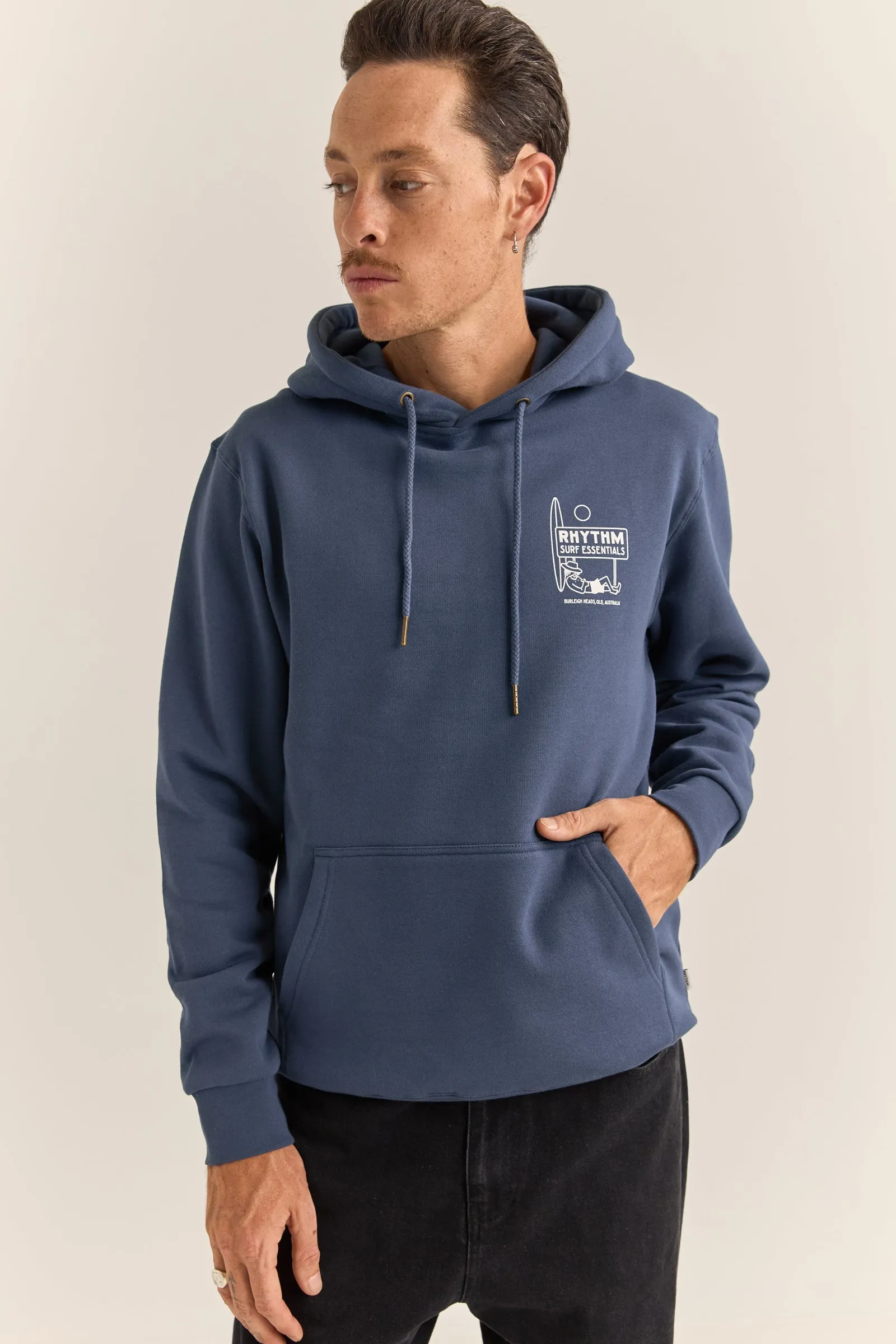 Siesta Fleece Hood Navy