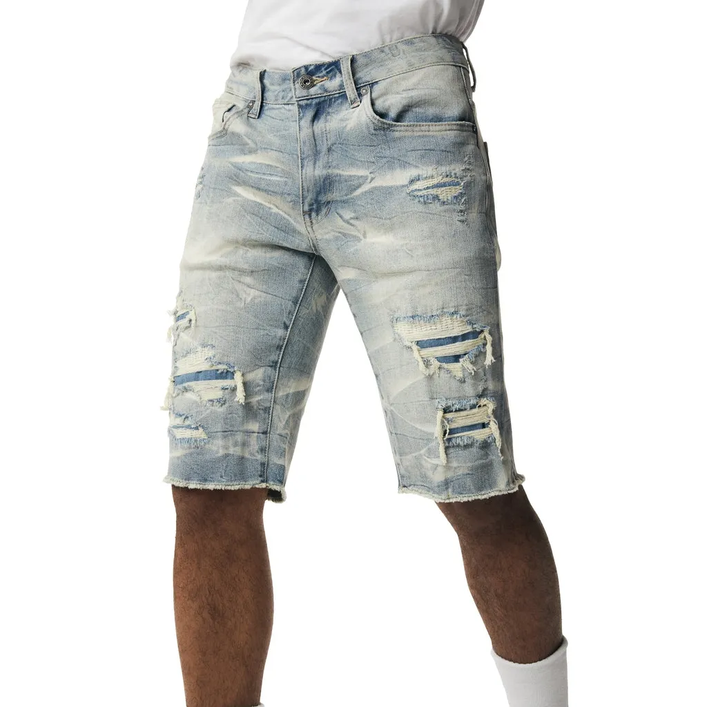 Slim Essential Jean Shorts - Clyde Blue