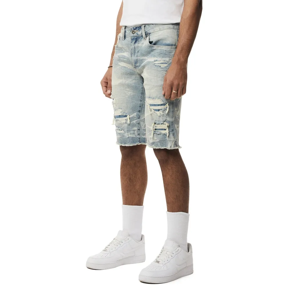 Slim Essential Jean Shorts - Clyde Blue