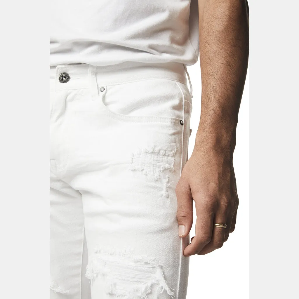 Slim Essential Jean Shorts - White