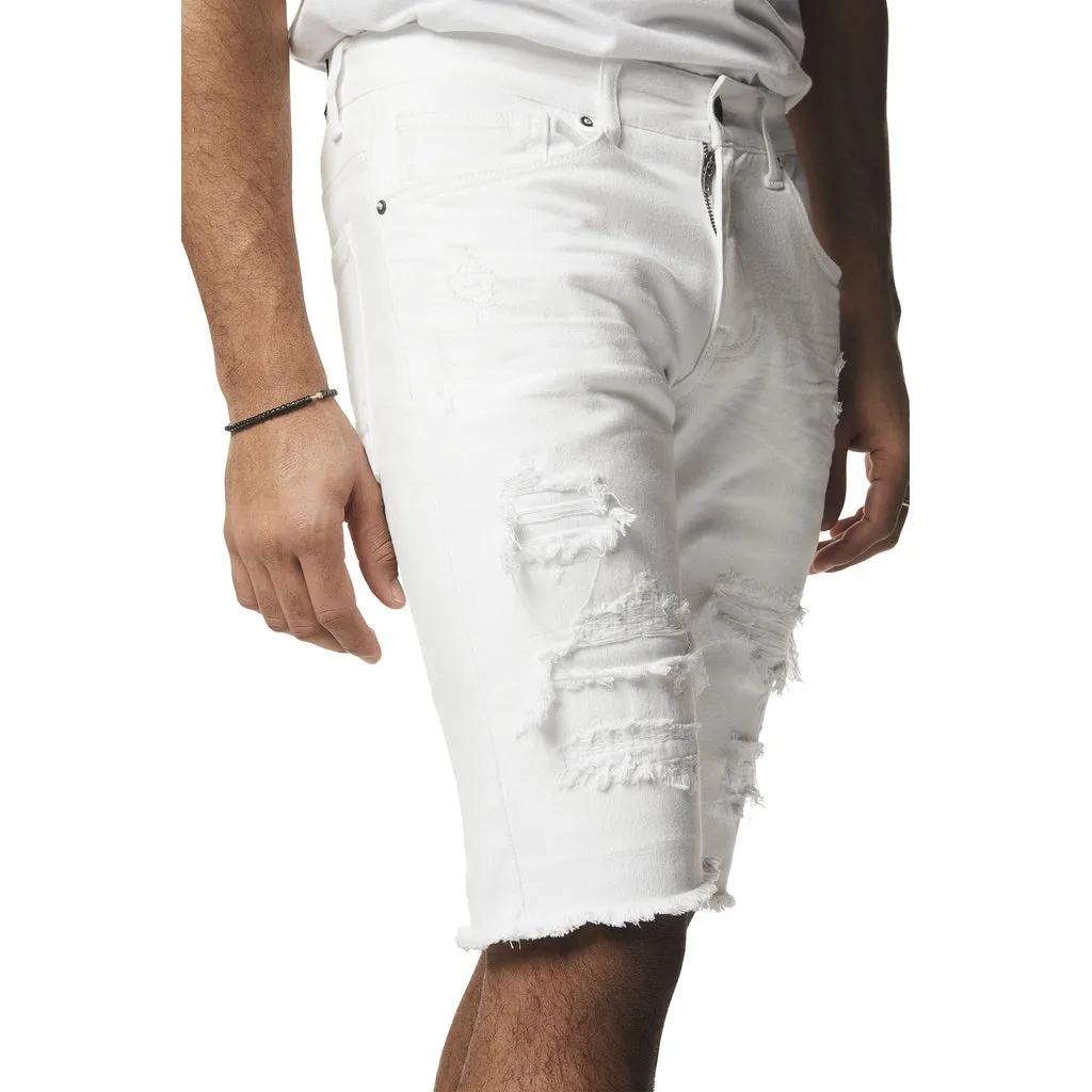 Slim Essential Jean Shorts - White