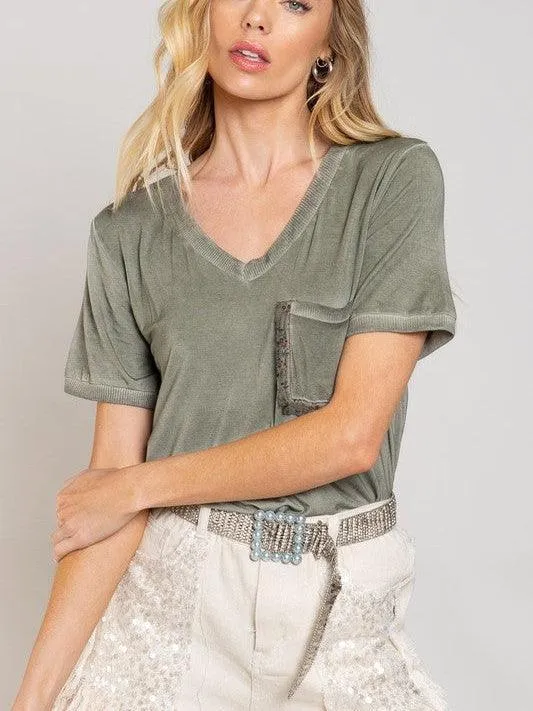 Soft and Chic Short Sleeve Knit Top