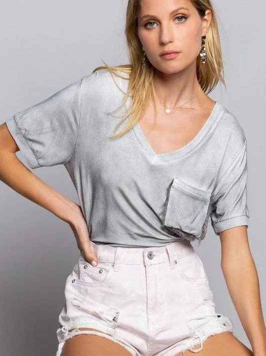 Soft and Chic Short Sleeve Knit Top