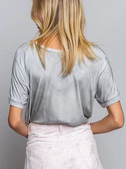 Soft and Chic Short Sleeve Knit Top