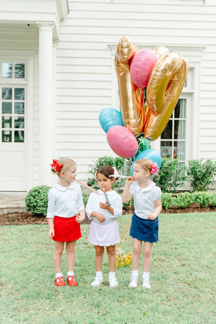 Sophie Scallop Skirt - Red