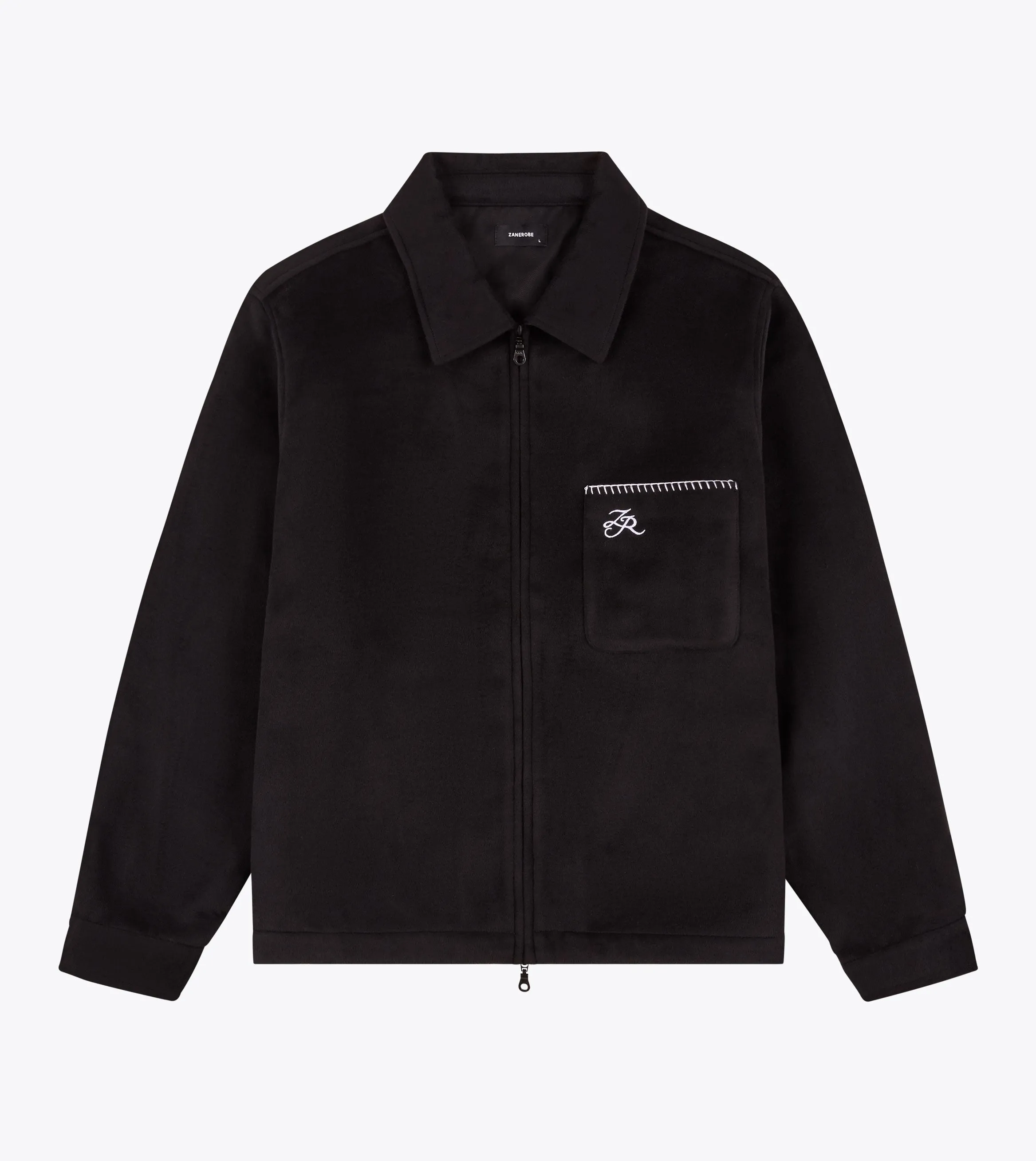 Stitched Overshirt Black