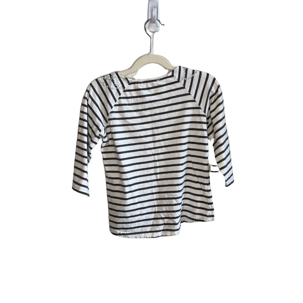 Striped Quarter Sleeve Shirt