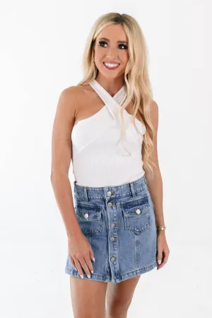 Summer Nights Skort - Denim