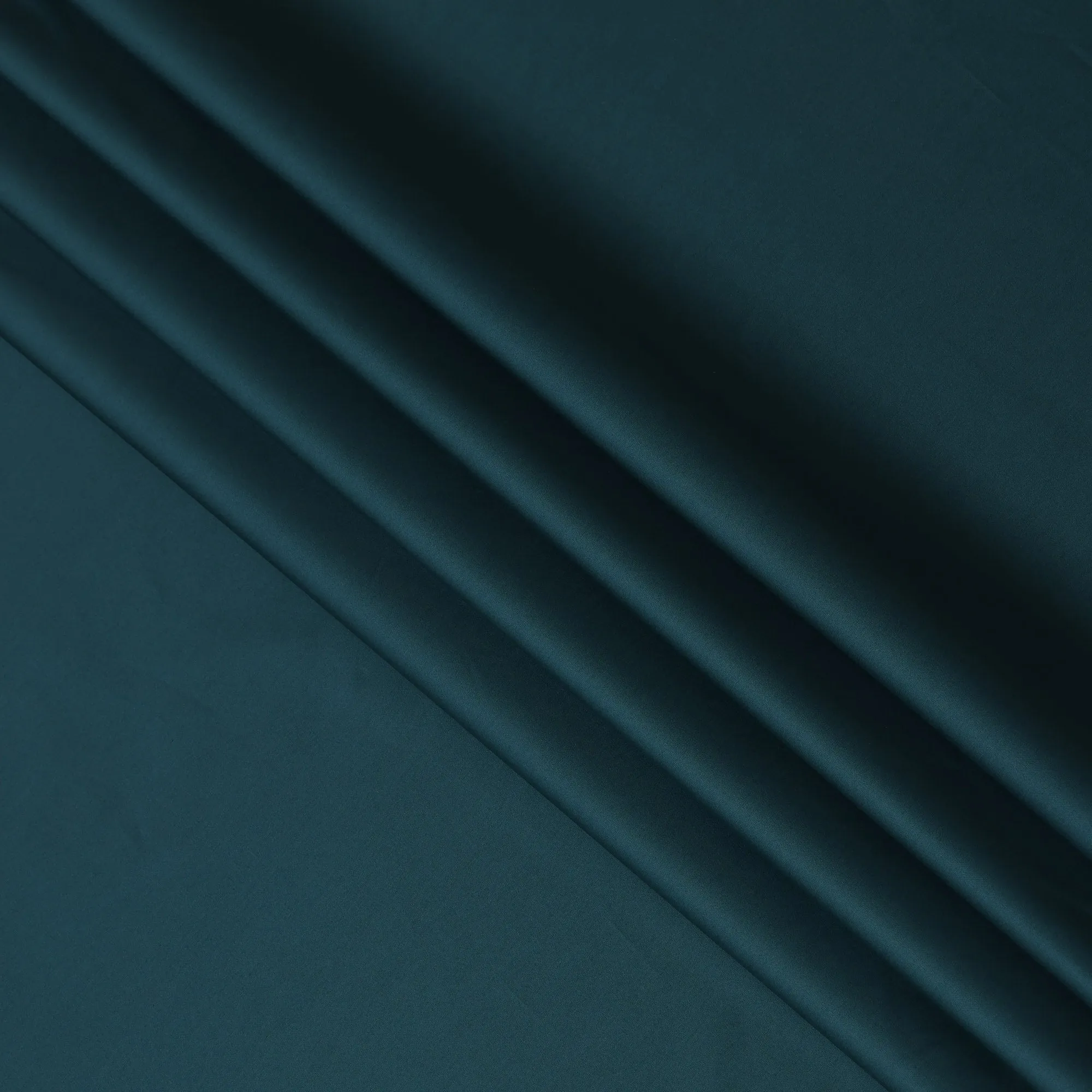 Teal Green 100% Cotton Shirting Fabric, 150 cm Width, Made in Italy-D20499